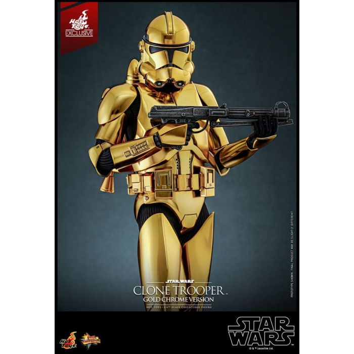 Star Wars Action Figure 1/6 Clone Trooper (Gold Chrome Version) Exclusive 30 cm