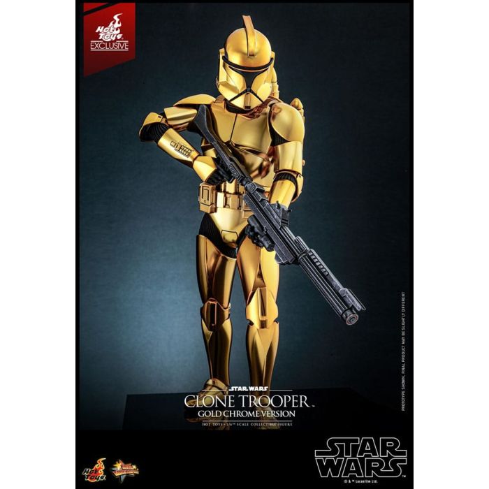 Star Wars Action Figure 1/6 Clone Trooper (Gold Chrome Version) Exclusive 30 cm