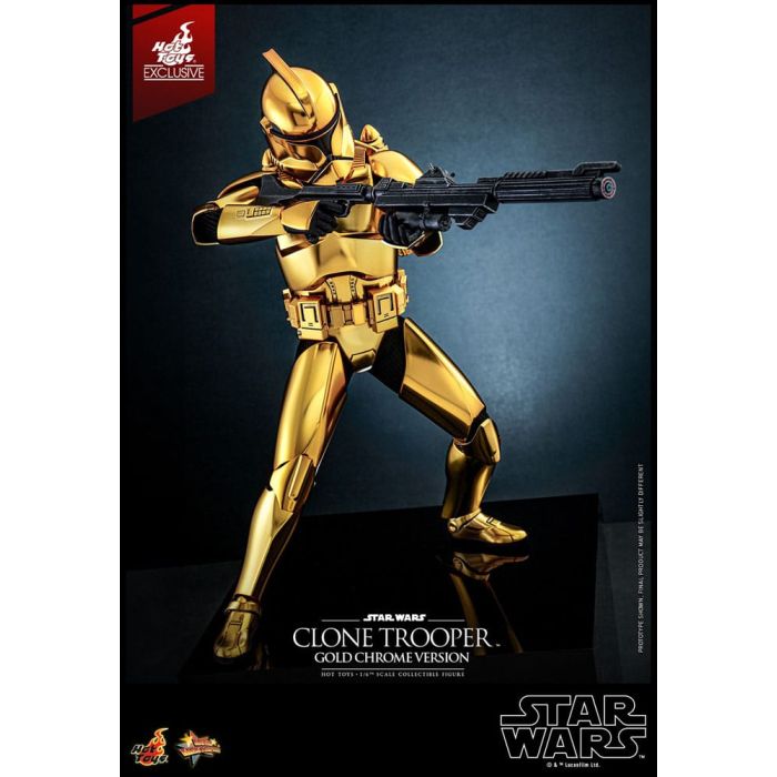 Star Wars Action Figure 1/6 Clone Trooper (Gold Chrome Version) Exclusive 30 cm