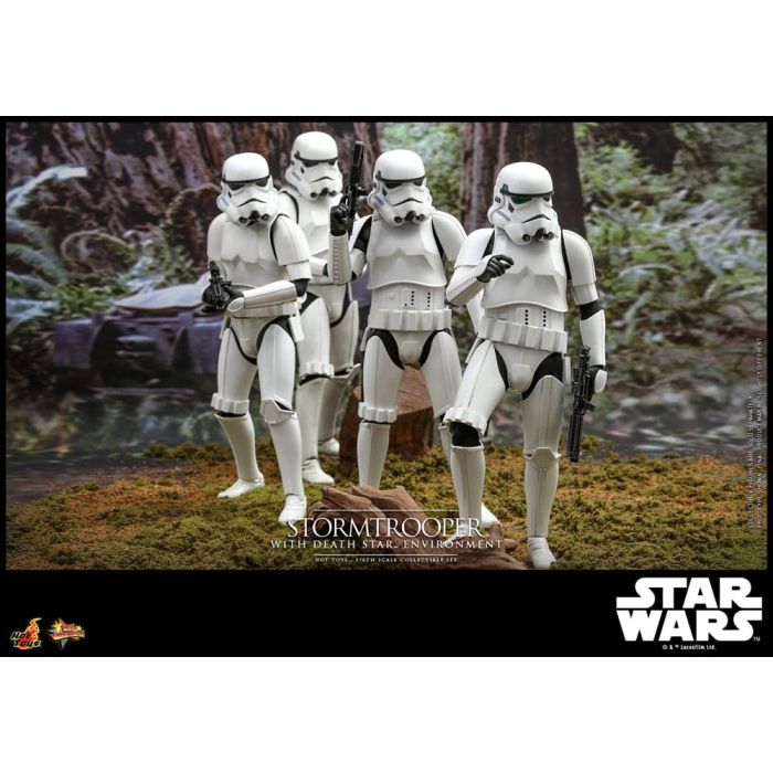 Star Wars Movie Masterpiece Action Figure 1/6 Stormtrooper with Death Star Environment 30 cm