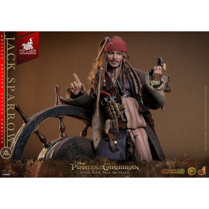 Jack Sparrow - Artisan Edition Deluxe Version - 1:6 Scale Figure - Hot Toys - Pirates of the Caribbean: Dead Men Tell No Tales