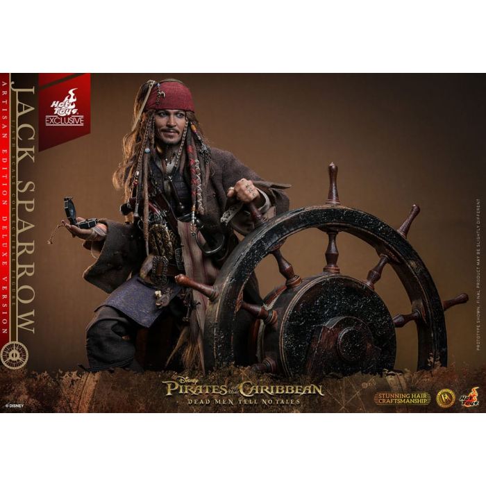 Jack Sparrow - Artisan Edition Deluxe Version - 1:6 Scale Figure - Hot Toys - Pirates of the Caribbean: Dead Men Tell No Tales