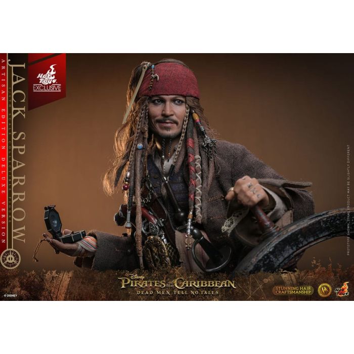 Jack Sparrow - Artisan Edition Deluxe Version - 1:6 Scale Figure - Hot Toys - Pirates of the Caribbean: Dead Men Tell No Tales