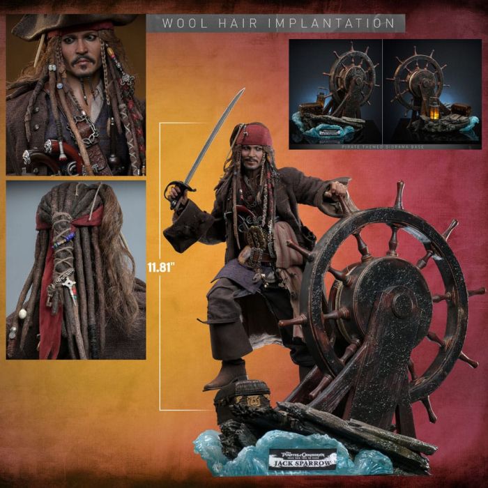 Jack Sparrow - Artisan Edition Deluxe Version - 1:6 Scale Figure - Hot Toys - Pirates of the Caribbean: Dead Men Tell No Tales