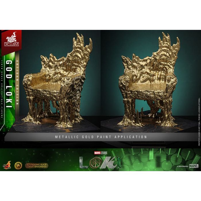 Loki DX Action Figure 1/6 God Loki Artisan Edition Hot Toys Exclusive 31 cm