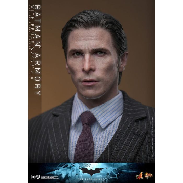 The Dark Knight Movie Masterpiece Action Figures & Diorama 1/6 Batman Armory with Bruce Wayne (2.0) 30 cm