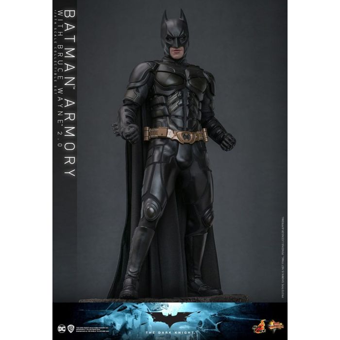 The Dark Knight Movie Masterpiece Action Figures & Diorama 1/6 Batman Armory with Bruce Wayne (2.0) 30 cm