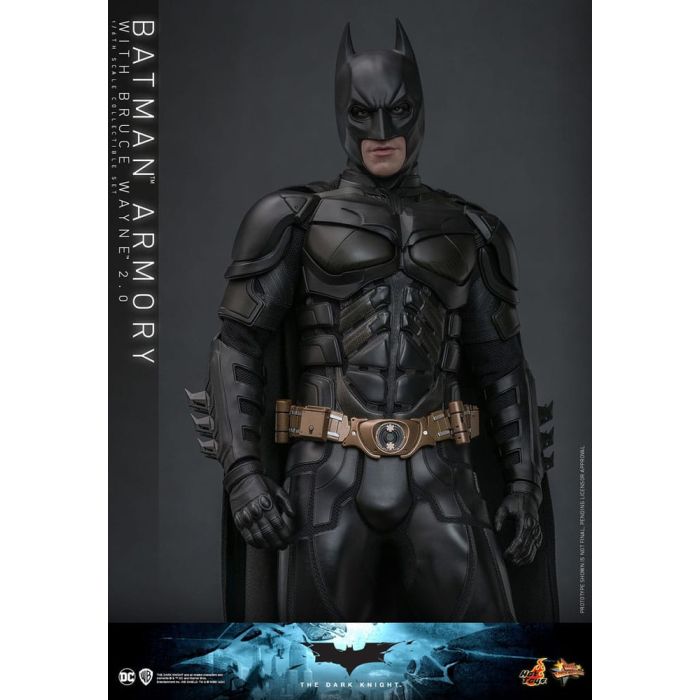 The Dark Knight Movie Masterpiece Action Figures & Diorama 1/6 Batman Armory with Bruce Wayne (2.0) 30 cm