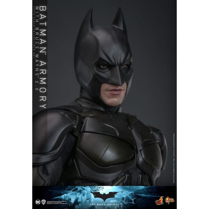 The Dark Knight Movie Masterpiece Action Figures & Diorama 1/6 Batman Armory with Bruce Wayne (2.0) 30 cm