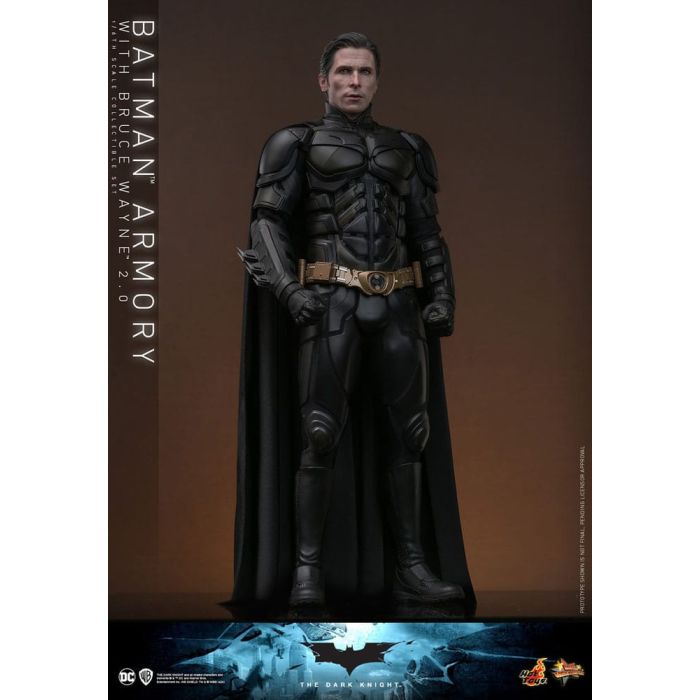 The Dark Knight Movie Masterpiece Action Figures & Diorama 1/6 Batman Armory with Bruce Wayne (2.0) 30 cm
