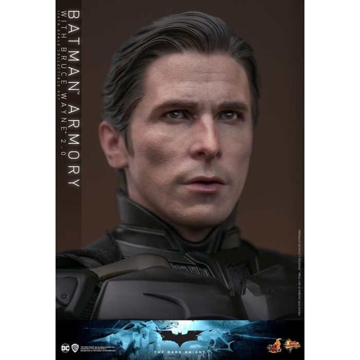 The Dark Knight Movie Masterpiece Action Figures & Diorama 1/6 Batman Armory with Bruce Wayne (2.0) 30 cm
