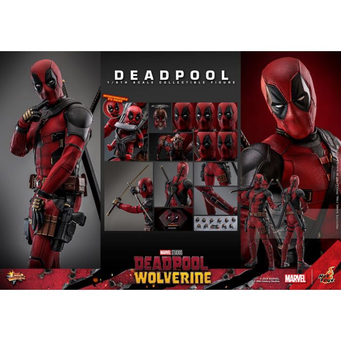 Deadpool 1:6 Scale Figure - Hot Toys - Deadpool & Wolverine
