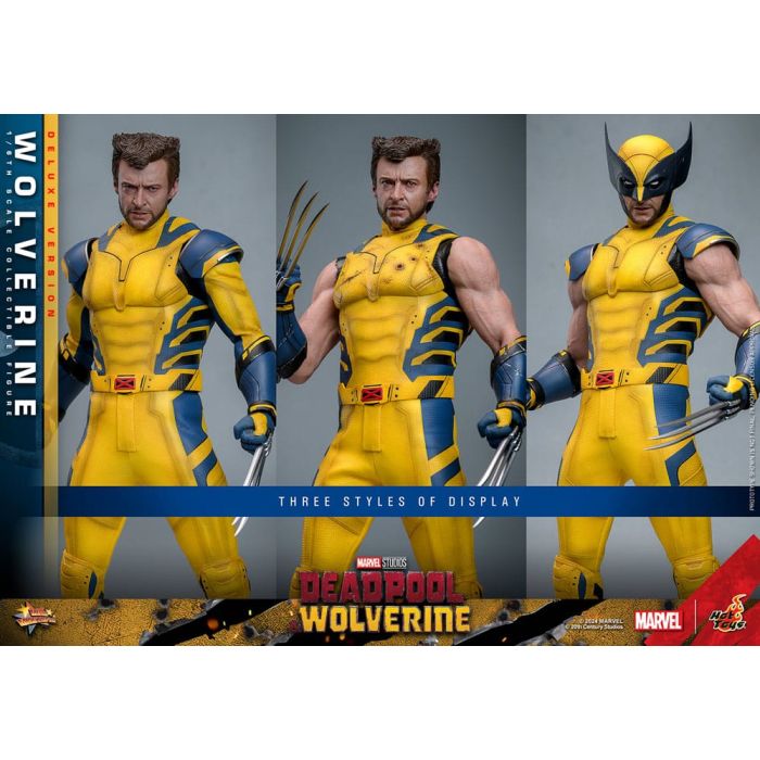 Deadpool & Wolverine Movie Masterpiece Action Figure 1/6 Wolverine (Deluxe Version) 31 cm