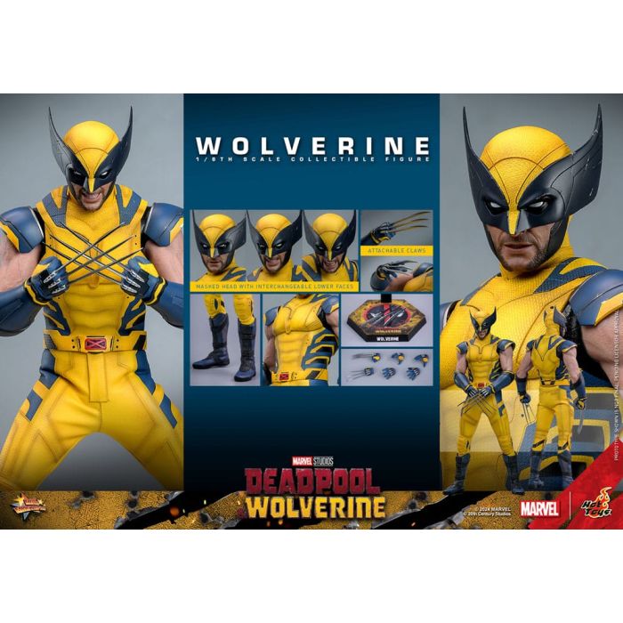 Deadpool & Wolverine Movie Masterpiece Action Figure 1/6 Wolverine 31 cm