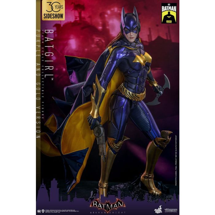 Batman Arkham Knight Videogame Masterpiece Action Figure 1/6 Batgirl (Purple and Gold Version) Exclusive 30 cm