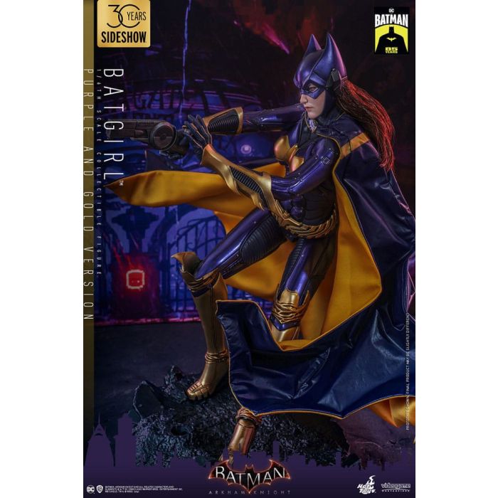 Batman Arkham Knight Videogame Masterpiece Action Figure 1/6 Batgirl (Purple and Gold Version) Exclusive 30 cm