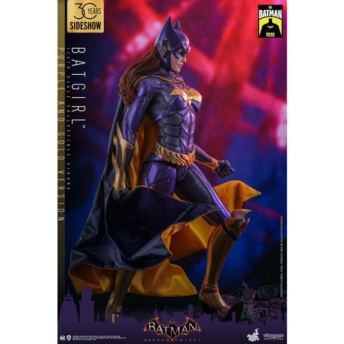 Batman Arkham Knight Videogame Masterpiece Action Figure 1/6 Batgirl (Purple and Gold Version) Exclusive 30 cm
