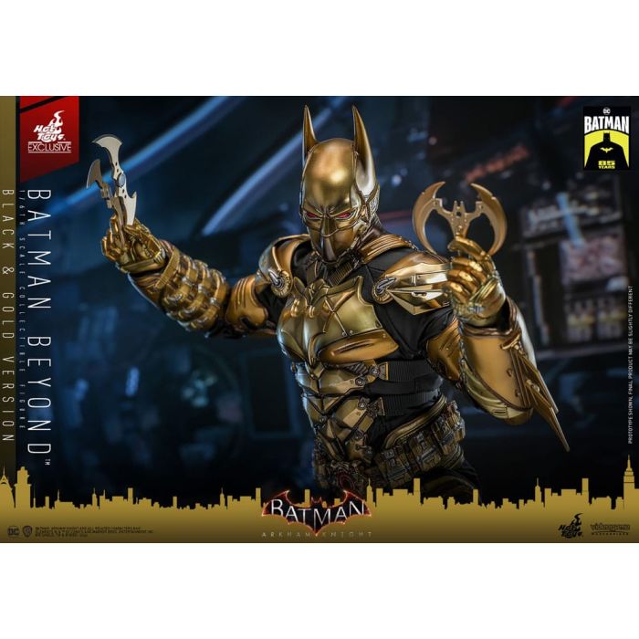 Batman: Arkham Knight Videogame Masterpiece Action Figure 1/6 Batman Beyond (Black & Gold Version) 32 cm