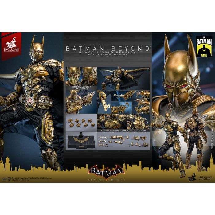 Batman: Arkham Knight Videogame Masterpiece Action Figure 1/6 Batman Beyond (Black & Gold Version) 32 cm