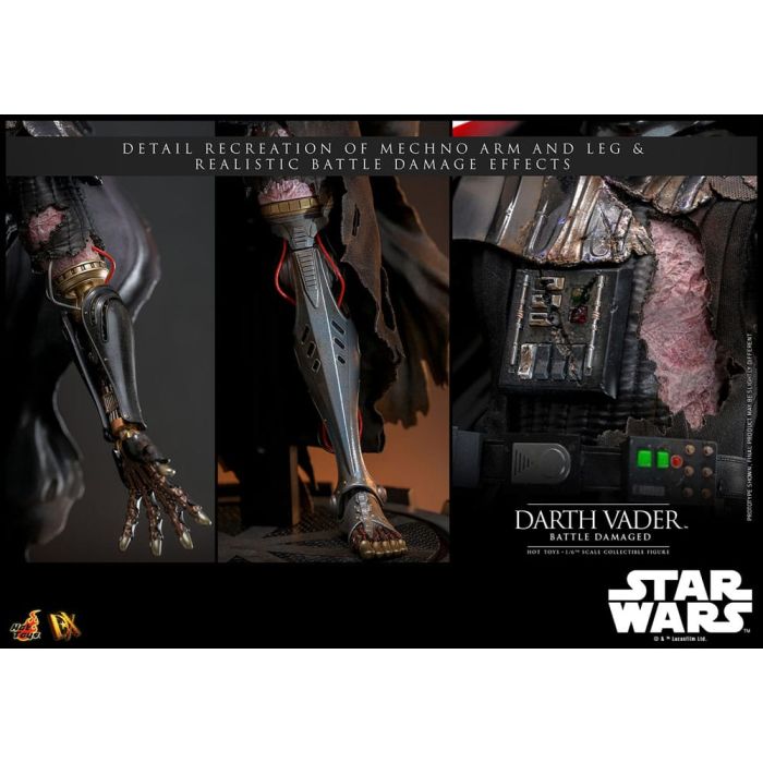 Darth Vader (Battle Damaged) 1:6 Scale Figure - Hot Toys - Star Wars