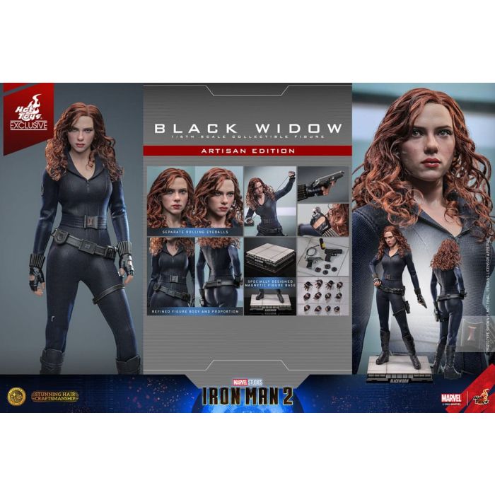 Black Widow Artisan Edition - Iron Man 2 - Hot Toys Exclusive 28 cm