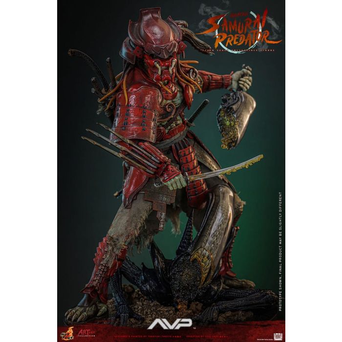 Alien vs. Predator Artist Collection Action Figure 1/6 Akaoni Samurai Predator 35 cm