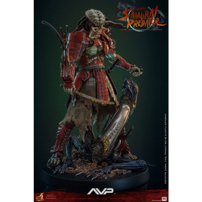 Alien vs. Predator Artist Collection Action Figure 1/6 Akaoni Samurai Predator 35 cm