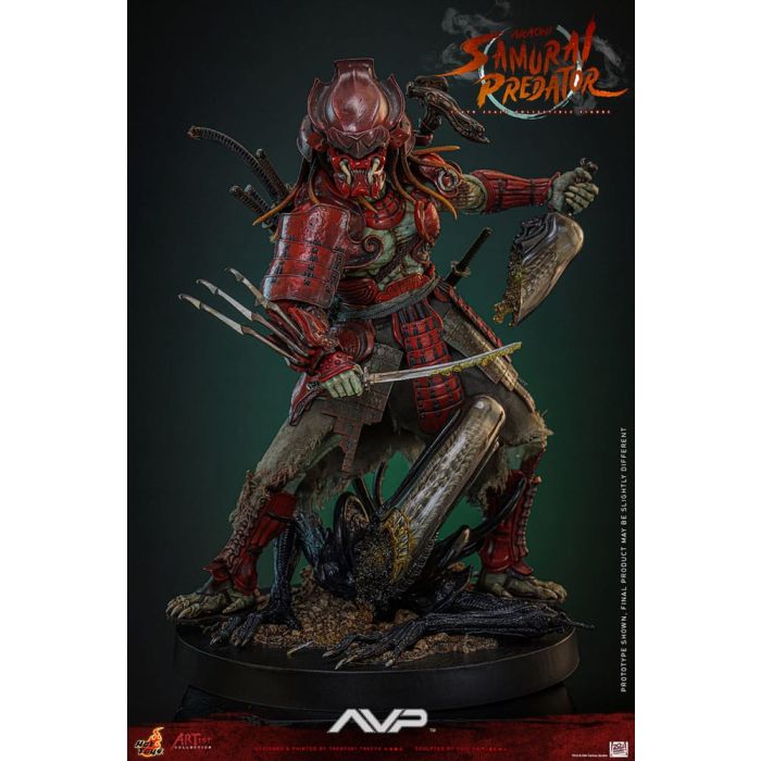 Alien vs. Predator Artist Collection Action Figure 1/6 Akaoni Samurai Predator 35 cm