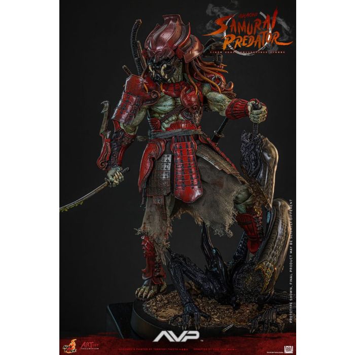 Alien vs. Predator Artist Collection Action Figure 1/6 Akaoni Samurai Predator 35 cm