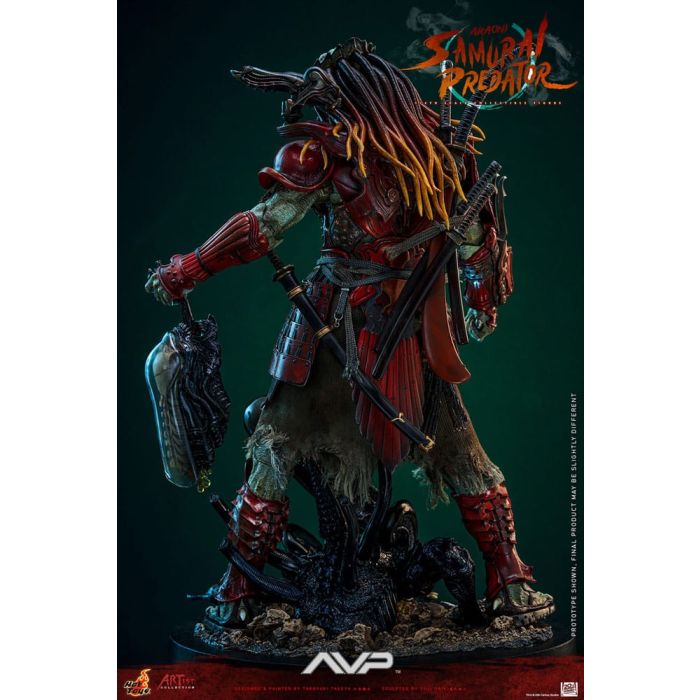 Alien vs. Predator Artist Collection Action Figure 1/6 Akaoni Samurai Predator 35 cm