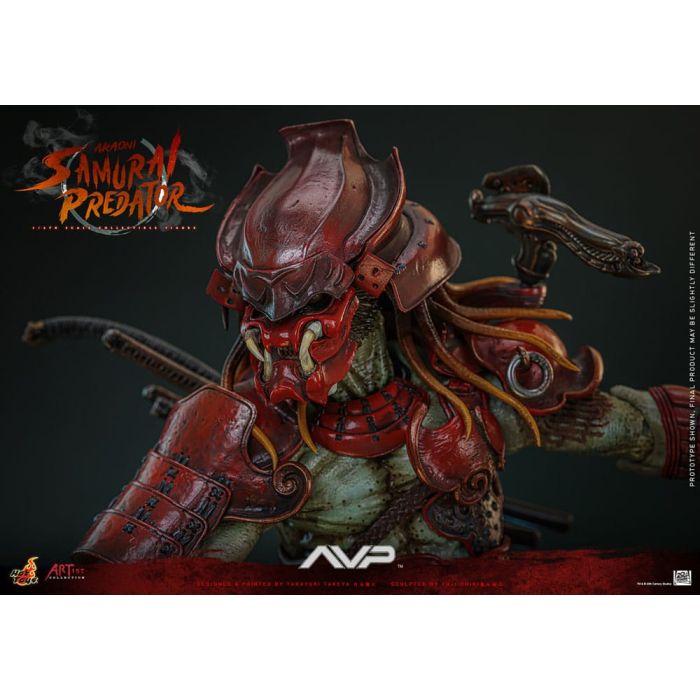 Alien vs. Predator Artist Collection Action Figure 1/6 Akaoni Samurai Predator 35 cm