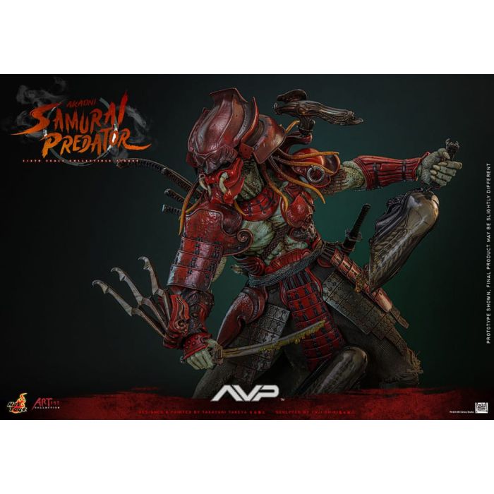 Alien vs. Predator Artist Collection Action Figure 1/6 Akaoni Samurai Predator 35 cm