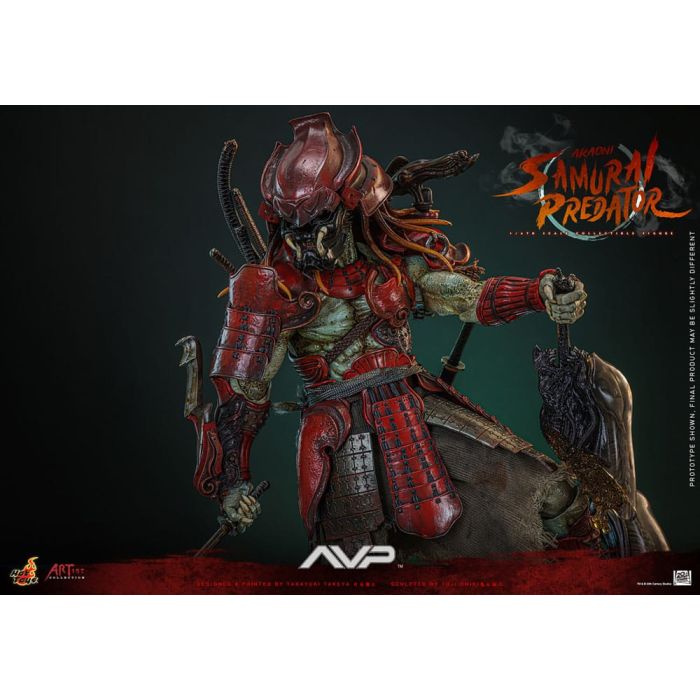 Alien vs. Predator Artist Collection Action Figure 1/6 Akaoni Samurai Predator 35 cm