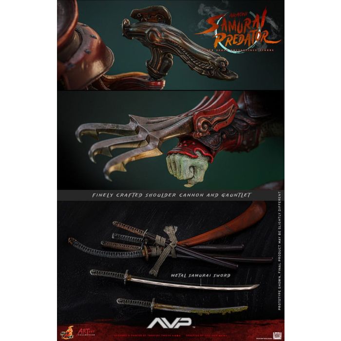 Alien vs. Predator Artist Collection Action Figure 1/6 Akaoni Samurai Predator 35 cm