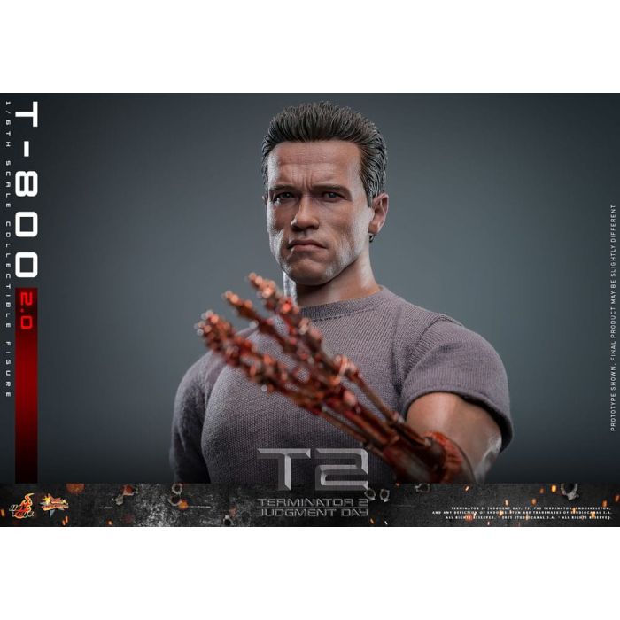 Terminator 2 Movie Masterpiece Action Figure 1/6 T-800 2.0 32 cm