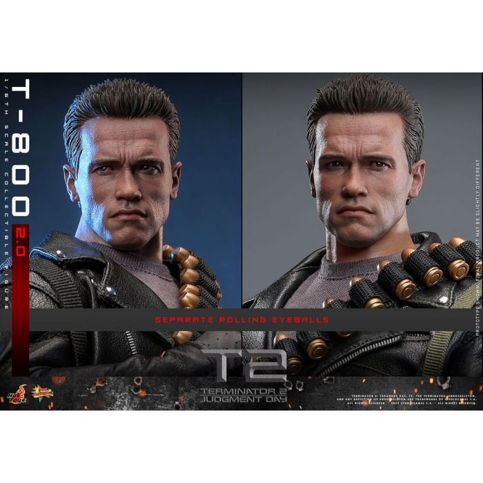 Terminator 2 Movie Masterpiece Action Figure 1/6 T-800 2.0 32 cm