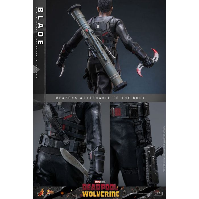 Deadpool & Wolverine Movie Masterpiece Action Figure 1/6 Blade 30 cm