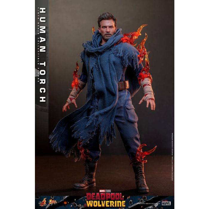 Deadpool & Wolverine Movie Masterpiece Action Figure 1/6 Human Torch 31 cm