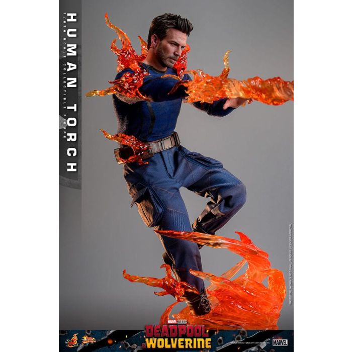Deadpool & Wolverine Movie Masterpiece Action Figure 1/6 Human Torch 31 cm
