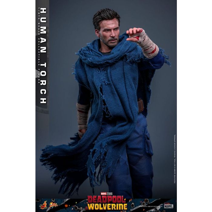 Deadpool & Wolverine Movie Masterpiece Action Figure 1/6 Human Torch 31 cm