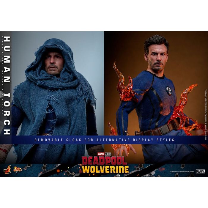 Deadpool & Wolverine Movie Masterpiece Action Figure 1/6 Human Torch 31 cm