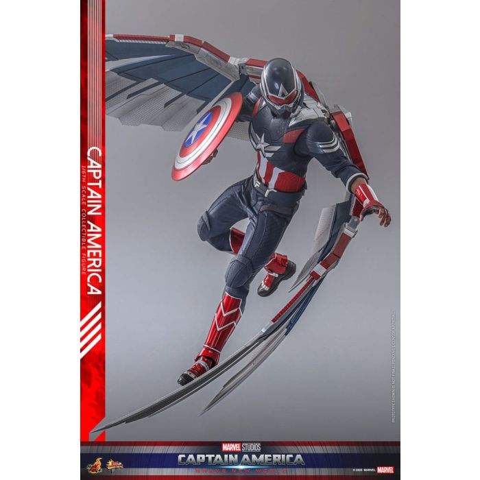 Captain America: Brave New World Movie Masterpiece Action Figure 1/6 Captain America 30 cm