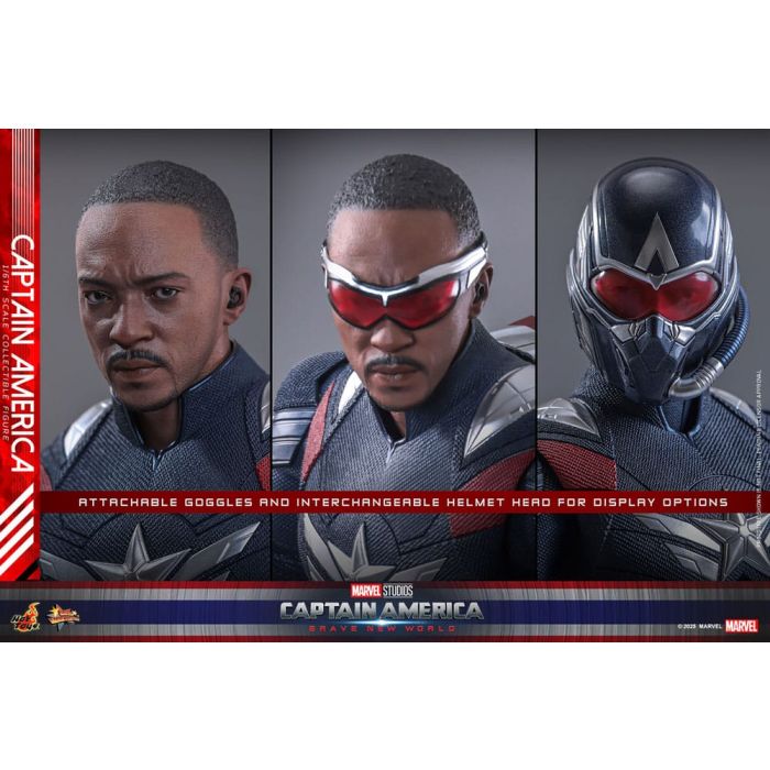 Captain America: Brave New World Movie Masterpiece Action Figure 1/6 Captain America 30 cm