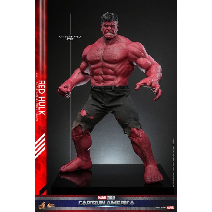 Captain America: Brave New World Movie Masterpiece Action Figure 1/6 Red Hulk 47 cm