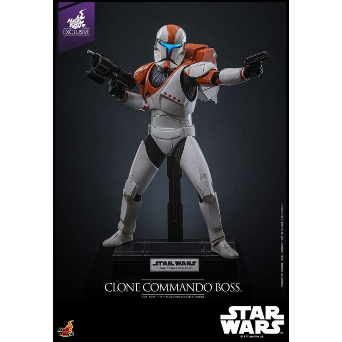 Star Wars: The Clone Wars Action Figure 1/6 Clone Commando Boss Hot Toys Exclusive 30 cm