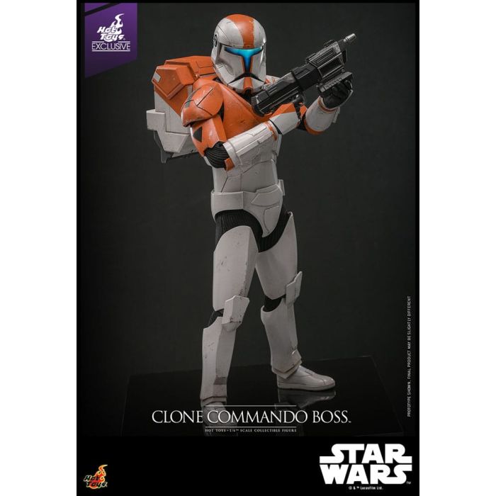 Star Wars: The Clone Wars Action Figure 1/6 Clone Commando Boss Hot Toys Exclusive 30 cm