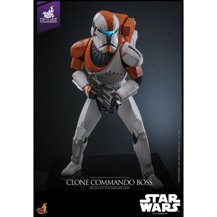 Star Wars: The Clone Wars Action Figure 1/6 Clone Commando Boss Hot Toys Exclusive 30 cm