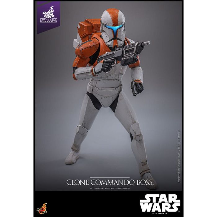 Star Wars: The Clone Wars Action Figure 1/6 Clone Commando Boss Hot Toys Exclusive 30 cm