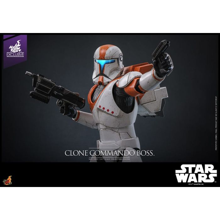 Star Wars: The Clone Wars Action Figure 1/6 Clone Commando Boss Hot Toys Exclusive 30 cm