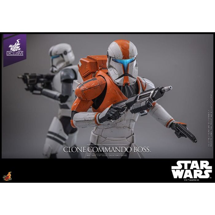 Star Wars: The Clone Wars Action Figure 1/6 Clone Commando Boss Hot Toys Exclusive 30 cm